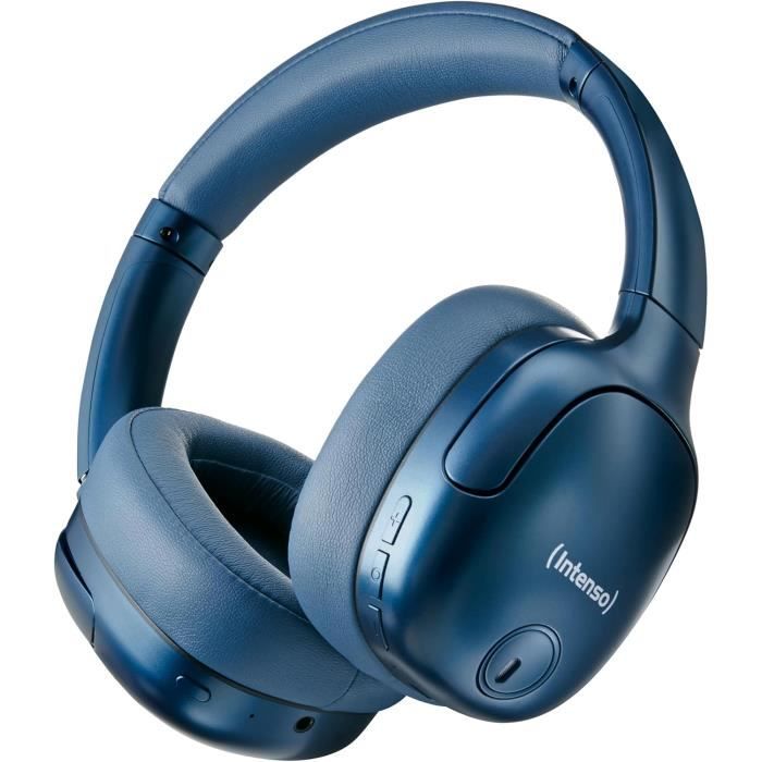 Casque - Intenso - O400HA - Réduction Active du Bruit - Bluetooth 5.3 - Autonomie 75h - Bleu