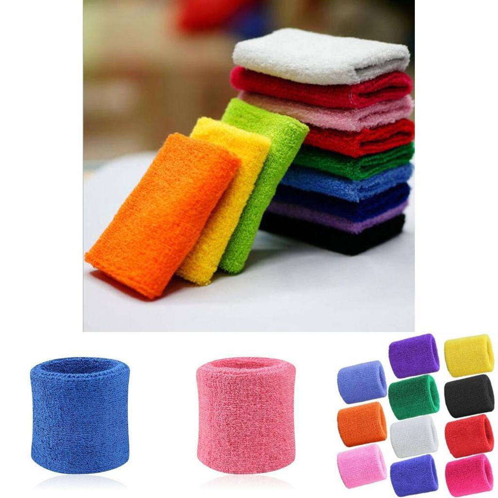 Multicolor Cotton Wrist Wraps For Yoga Gym And Sports Training With Logo Customization And Absorbent Fabric