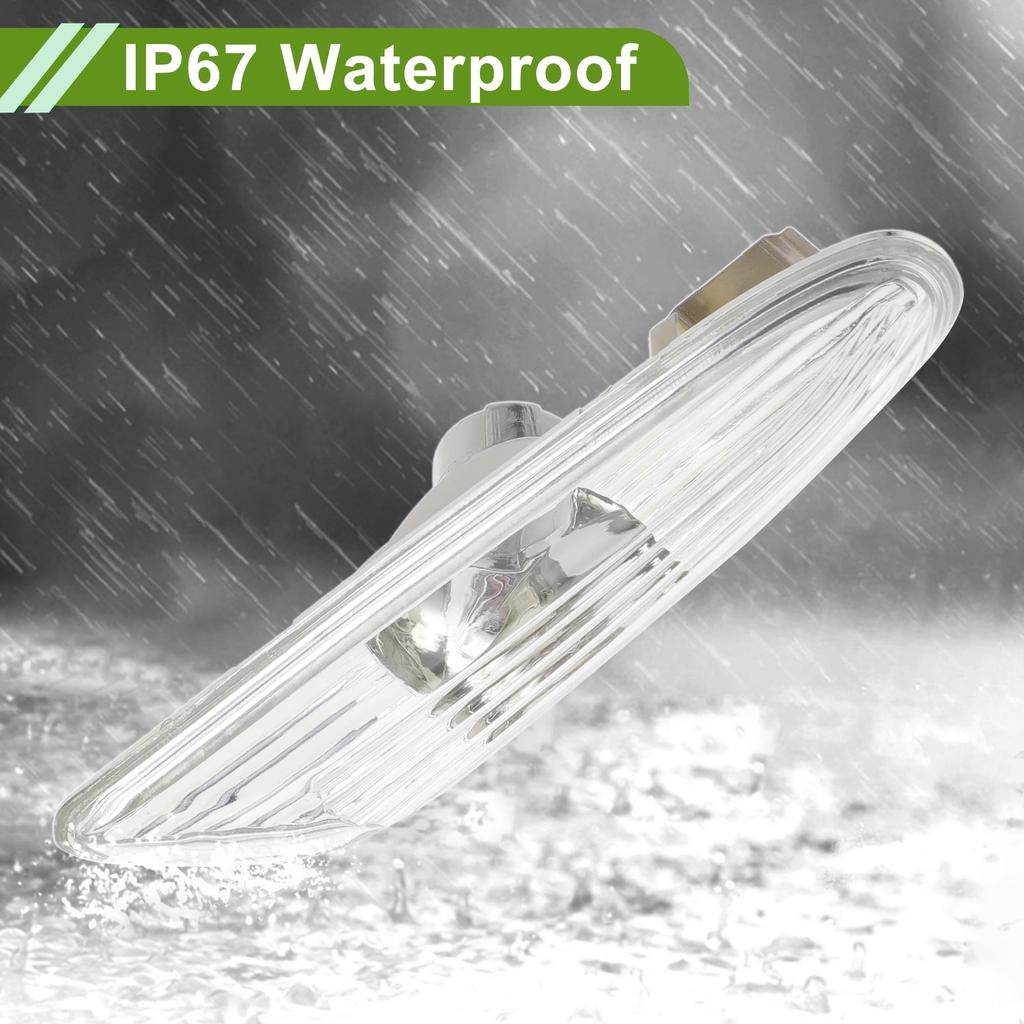 HOPESPANNER BMW Seria 3 E90 2006-2010 Nr 63137253326 Pokrywa kierunkowskazu bocznego Wodoodporna Biała Lewa