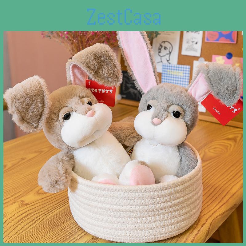 Long Eared Rabbit Plush Toys Cartoon Foldable Dolls Children Birthday Gifts