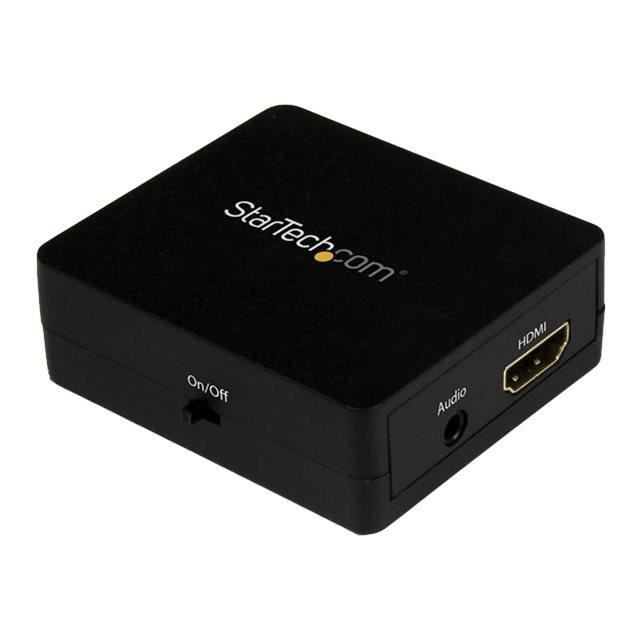 HDMI Audio Extraktor - STARTECH - 3,5 mm Konverter - 2.1 Stereo Audio - 1080p - Schwarz