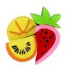 Handmade Splicing Acrylic Sheet Strawberry Lemon Fruit Brooch