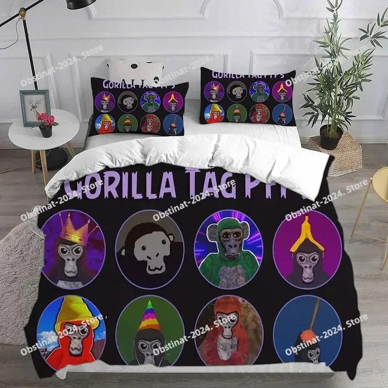 Fashion 3D Gorilla Tag Bedding Set Printed single Comforter Quilt Bed Cover Duvet Cover Pillow Case 3 Pieces Set Kids Adult Size