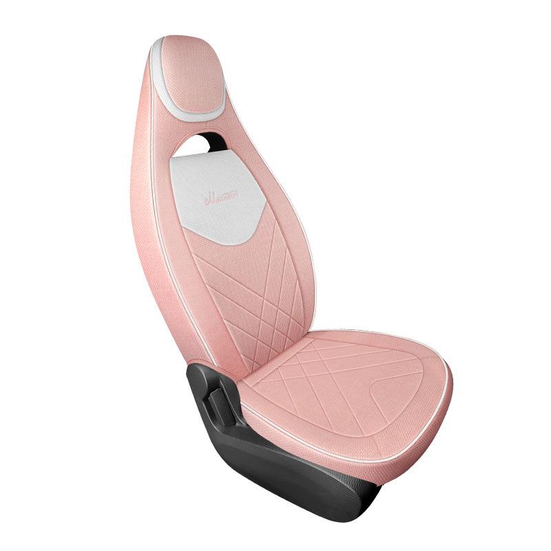 Full Coverage Cartoon Fabric Seat Cover for 2020-2022 Wuling Hongguang MINI 1st & 2nd Gen (4-Seater)