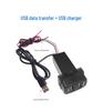 Mitsubishi Dual USB Car Charger with QC3.0 Fast Charge, AUX, HDMI, and USB Flash Drive Support