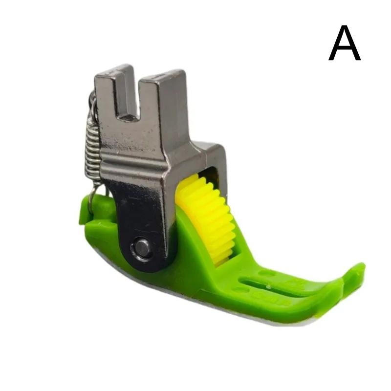 

Industrial Flat Car Sewing Machine Universal Roller Wheel Presser Foot Thin Thick Leather Presser Feet Lockstitch Accessories