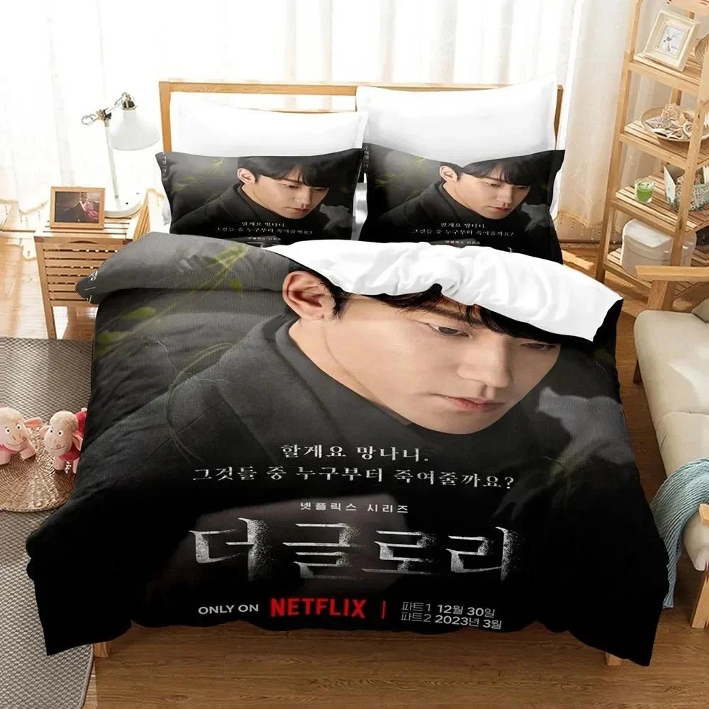 

Comforter 3D Print Dark Glory The Glory Bedding Set 3D Printed Suitable For Bedroom Kids Home Textile Comforter (quilt)-EU Single(135*200cm)3pcs