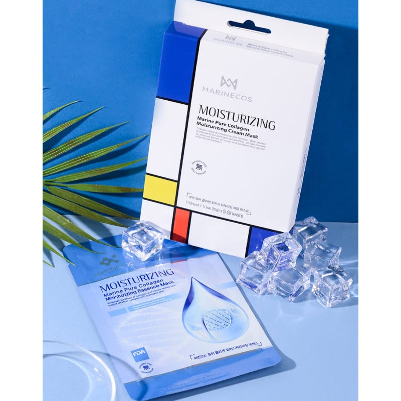 Marine Pure Collagen Moisturizing Cream Mask (5 sheets)