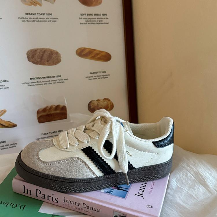 Retro Shoes Women's Summer New Little White Shoes Female Student Sports and Leisure Shoes Board Shoes