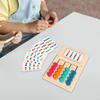 Montessori Preschool Learning Toys, Slide Puzzle Board, Educational Toys Shape Color