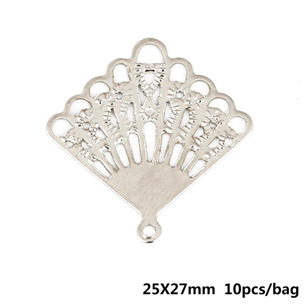 10ks Paví Měsíční Přívěsek Květina DIY Doplňky Součástky Pro Výrobu Šperků