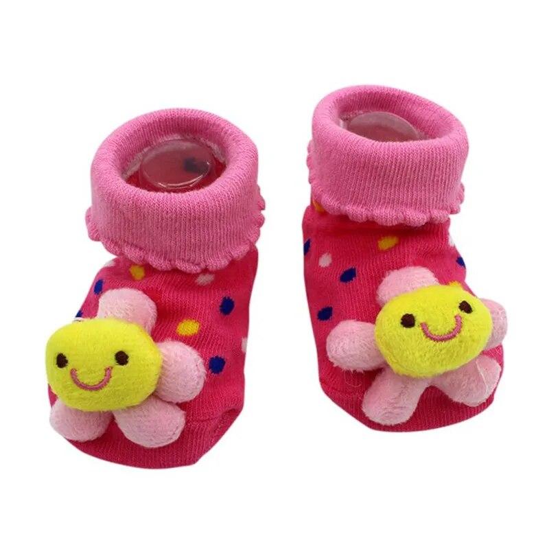 0-18Month Newborn Baby Boys Girls Socks Cotton Animal Infant Socks For Girls Boys Cute Anti Slip Toddler Floor Sock 2023