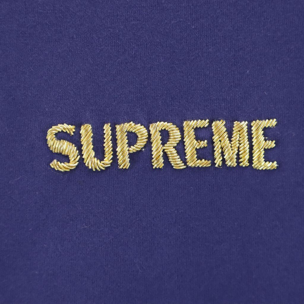 Supreme Short sleeve T-shirt S Navy blue Men's Used