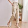 Pastel Comfortable Elastic Waist Casual Pants