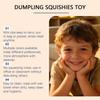 3PCS Colorful Dumpling Stress Balls Fidget Sensory Toy,Squeeze Dough Stress Relief Hand Toy,Bun
