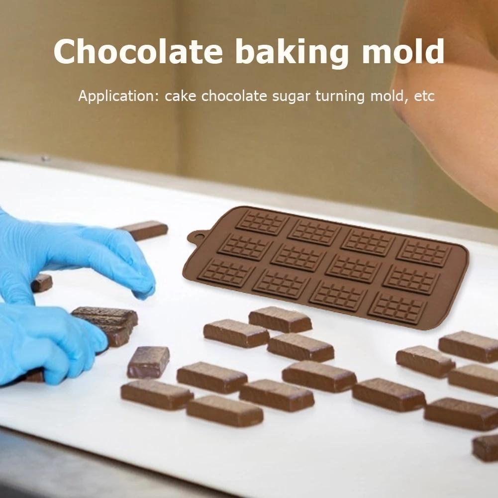 12 Cavity Silicone Chocolate Mold for Mini Chocolates, Candy, Jelly, Ice Cubes 21x10 cm Original Deals