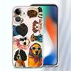 Cartoon Dog Soft Phone Cover Case for iPhone 17 Pro Max XS Max 14 Plus 13 Pro 7 8 Air 16 11 XR 12 Mini 15