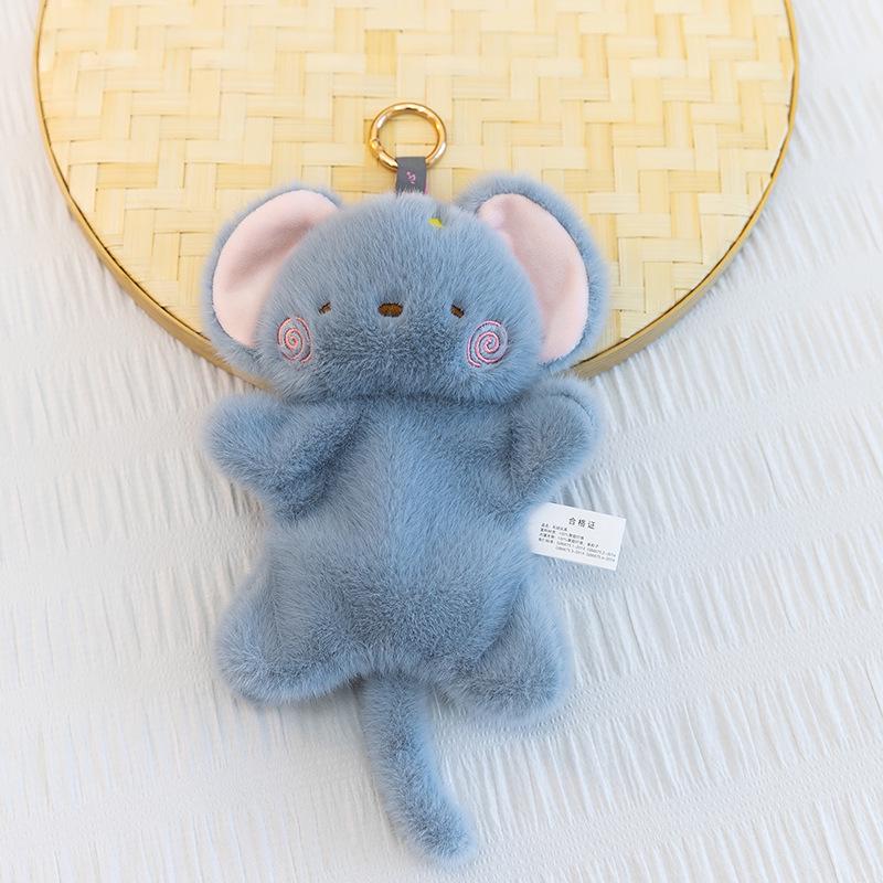 Cute Little Wolf Plush Pendant & Hand Warmer Toy