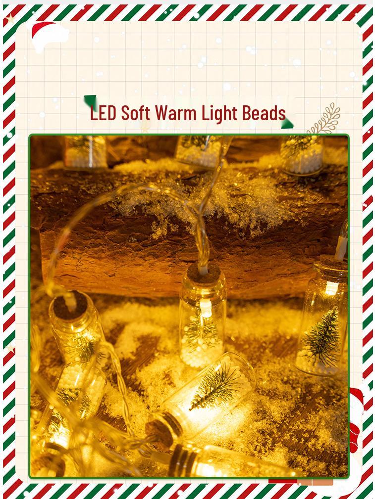 Wasserdichte LED Weihnachts-Lichterkette: Schneemann, Rentier, Weihnachtsmann Dekorationen