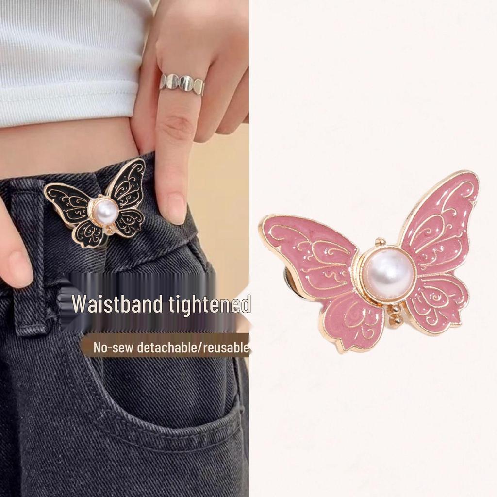 Butterfly Adjustable Detachable Waist Buckle for Jeans