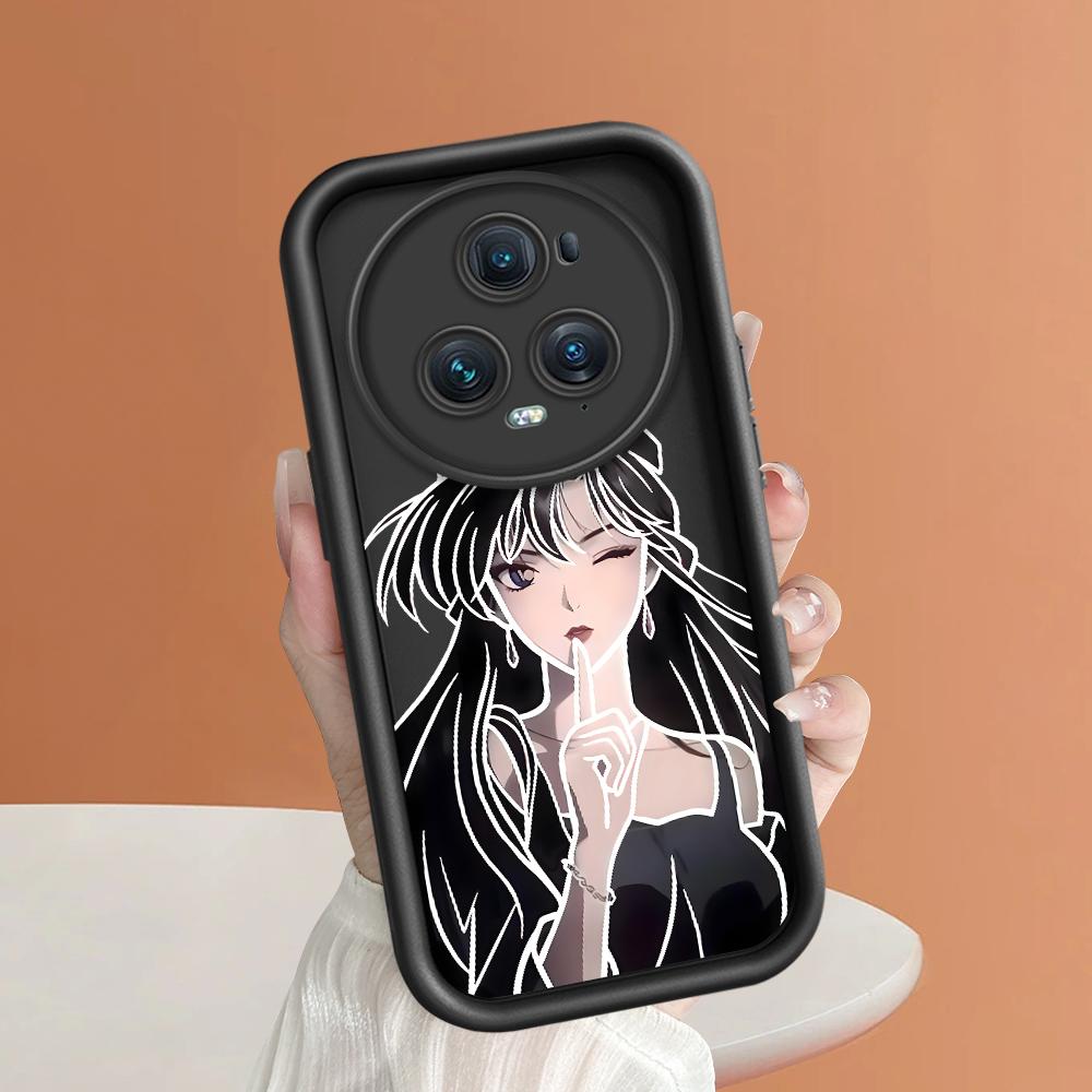 Soft Silicone Square Ladder Printing Pattern Phone Casing Full Cover Camera Shockproof Protection Rubber Case for Huawei Honor