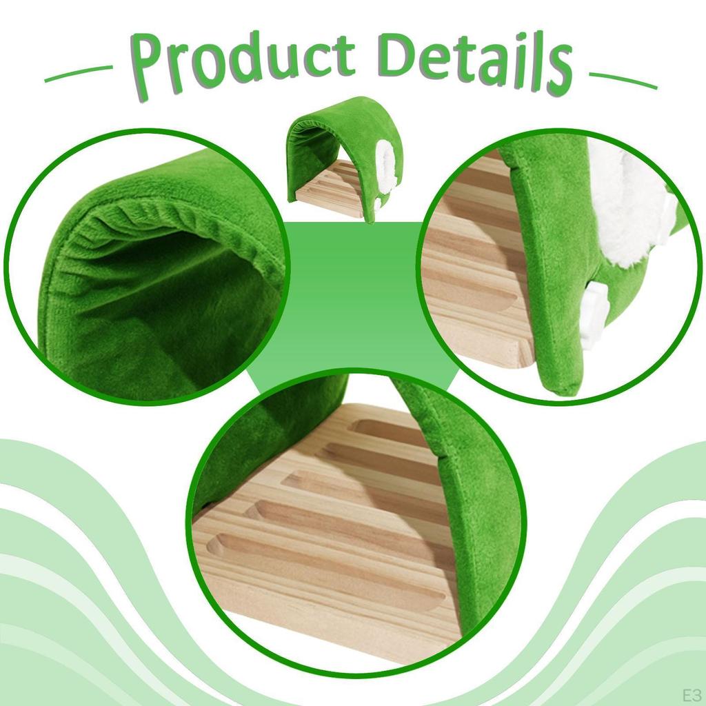 Winter Warmes Vogelnest Versteck Dekorativ Bequemes Papageien Schlafbett für Klein