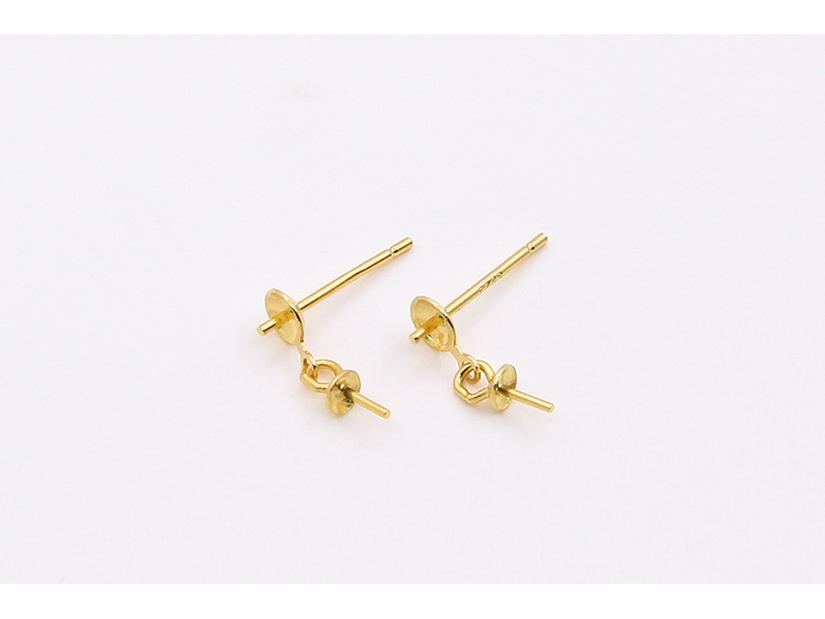 

Пуссеты-чашечки из стерлингового серебра S925 с клеевой площадкой для самостоятельной установки жемчуга