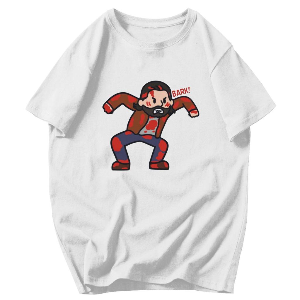 Men T Shirt Alan Wake Game Scratch Pops Y2K Graphic Quality Unisex Clothes T Shirts