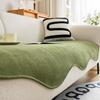 Non Slip Chenille Sofa Cover Protector Irregular Shape Universal for All Seasons Cushion Pad