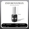 JTING 15ml Black/White One Step Gel Mirror Effect Nail Art Chrome Base Gel OEM/ODM Wholesale Custom Private Label Gel Polish