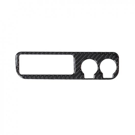 Carbon Fiber Interior USB/AUX Charging Port Cover Trim For Toyota Tacoma