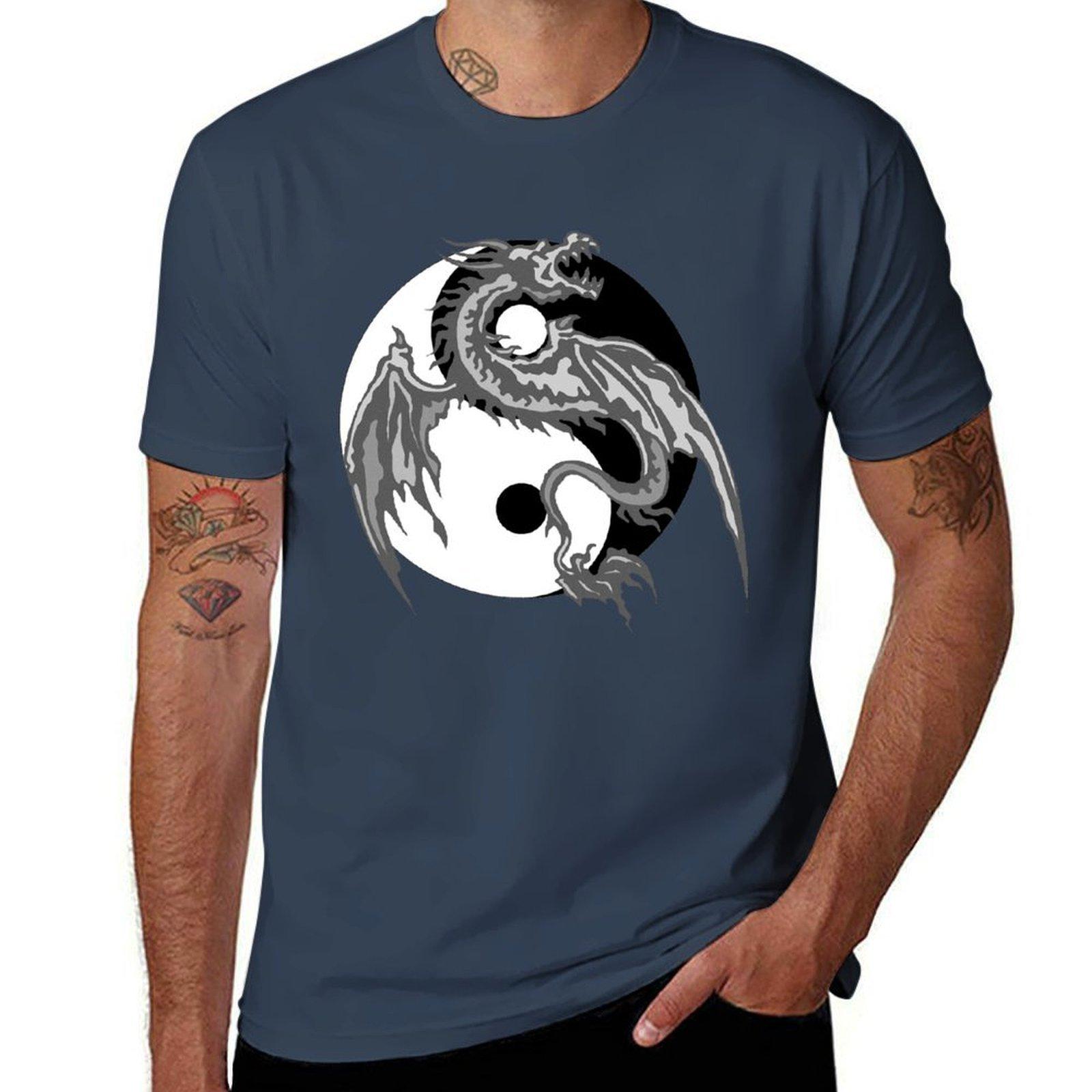 Yin Yang Tshirt Breathable Travel Tshirt S