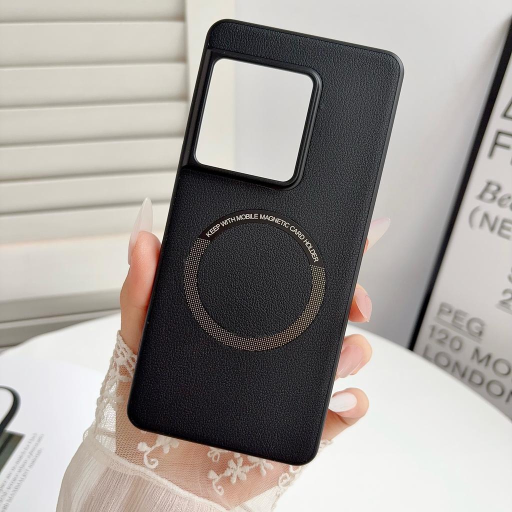 For Sony Xperia 1 VIII Case Stylish Vegan Leather Textured Magnetic Anti-Slip Shockproof Cover For Sony Xperia 1 VIII Funda