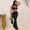 Summer Women's Sexy Strappy Bandeau Long Pants Set