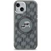 Karl Lagerfeld Klhmp15Mhmckmhk Iphone 15Plus 6.7 Czarny/Black Iml Monogram Karl&Choupette Head Magsafe