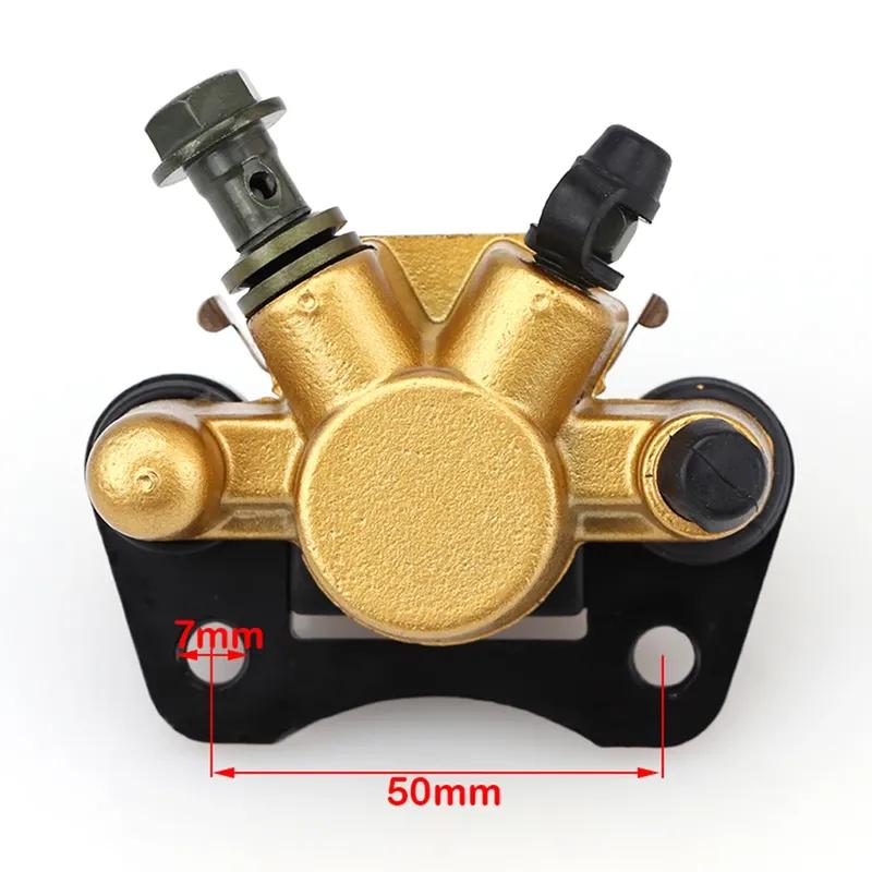 Left/Right Hydraulic Disc Front Brake Caliper Pump Motorcycle Brake for 50cc 70cc 90cc 110cc 125cc ATV Go Kart Buggy Quad Bike