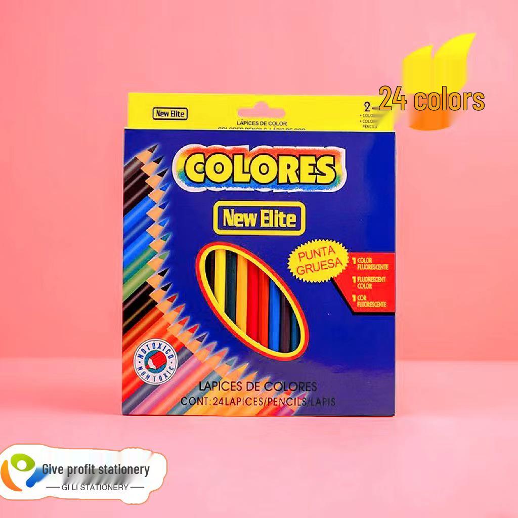Oil-Based Colored Pencil Set for Kids - 12/18/24/36 Colors