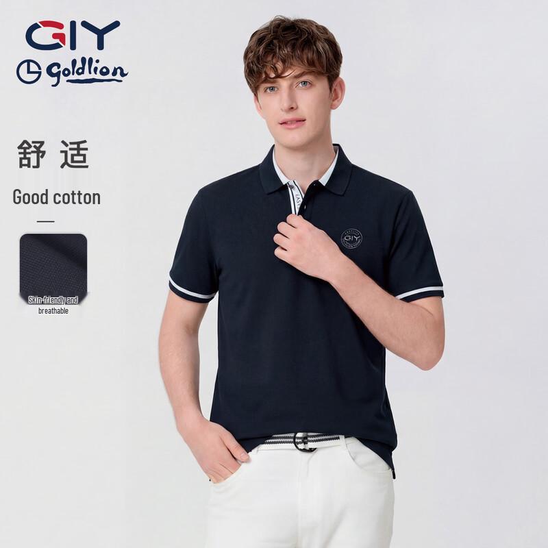 Goldlion Men s Short-Sleeved Polo Shirt M