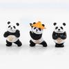 4pcs Creative Mini Kungfu Panda Ornaments for Car Household Bonsai Cute Miniature Kungfu Panda Decoration For Children Gift Toys