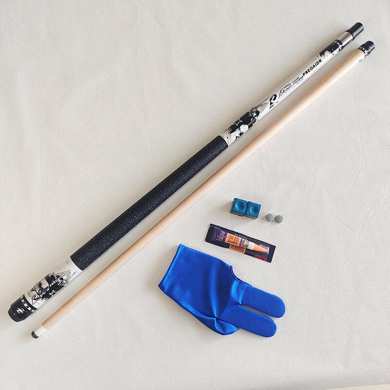 Billiard Cues Stick 1/2 Split Maple Pool Cue 8 Ball 9 Ball PREOAIDR 11.5mm 13mm Billiard Cue with Accessories