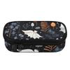 Pen Case 300D Polyester Multi Compartment Smooth Zipper with Pen Slots Mesh Pocket and Spacious Main Compartment for Students