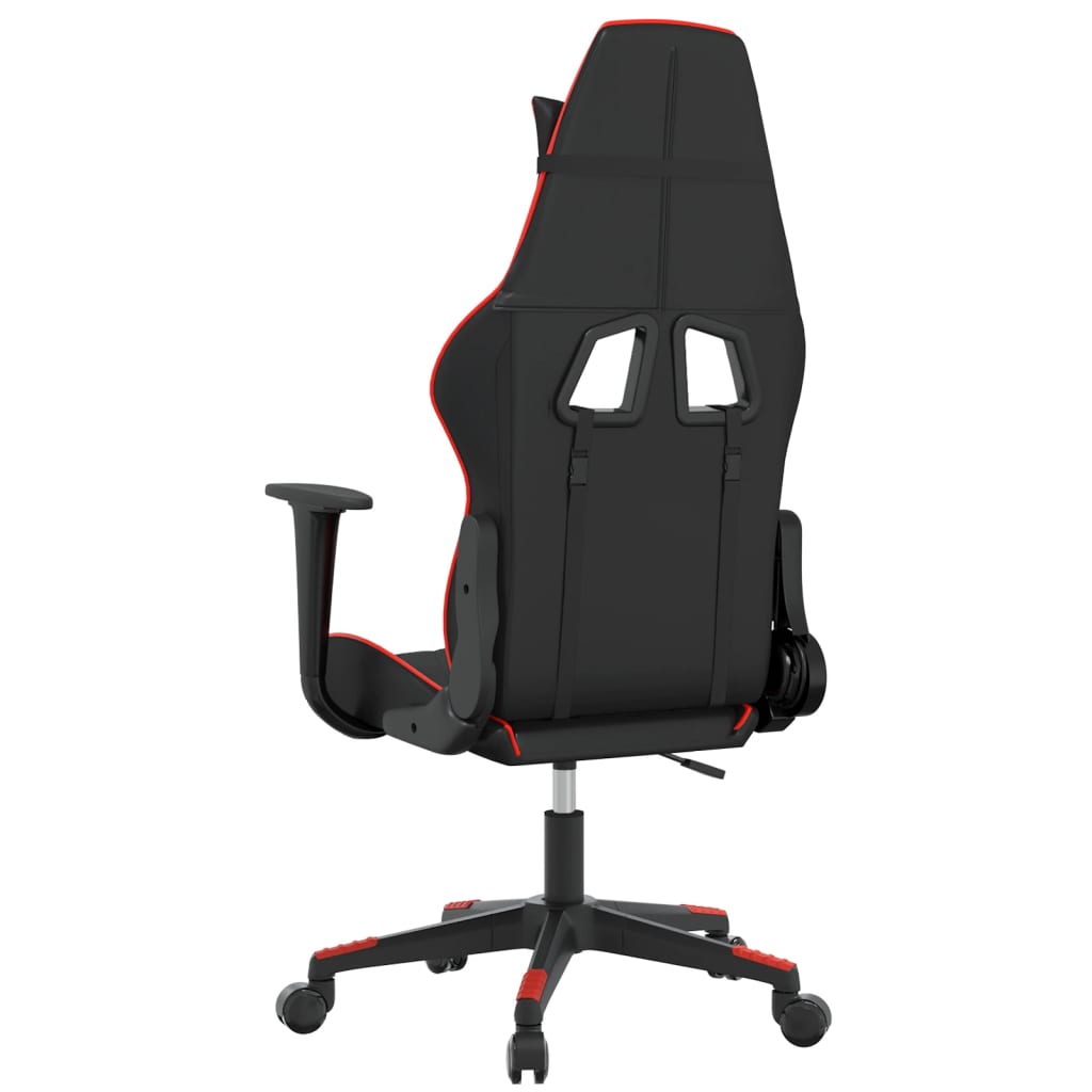 Gaming Chair Black and Red PU Leather