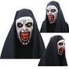 Gruselige Nonnen Horror Maske Valak Erschreckendes Latex Vollkopfdesign Mit Passendem Kopftuch