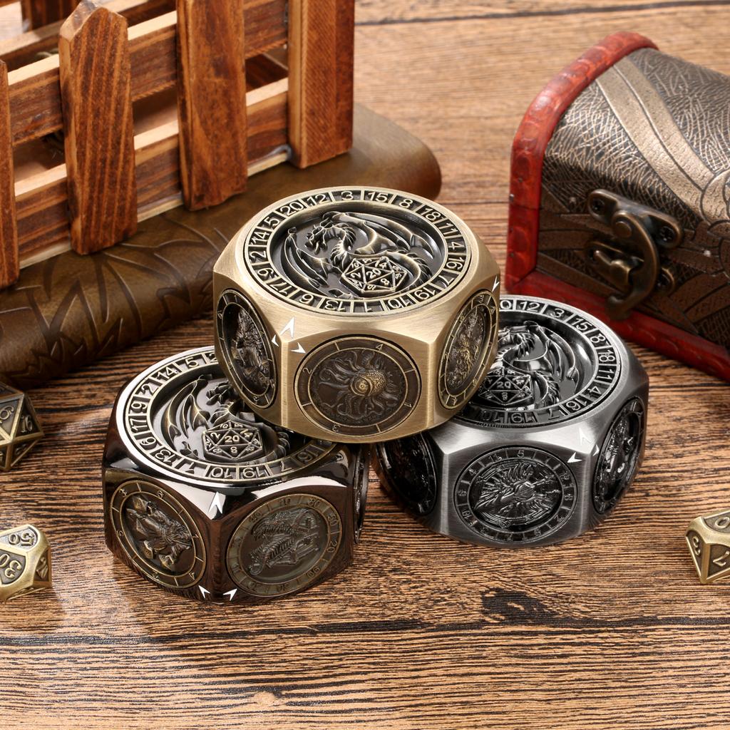 Achtseitige Muster Würfel Rollenspiel Party Geschenk Würfel D4/D6/D8/D10/D12/D20