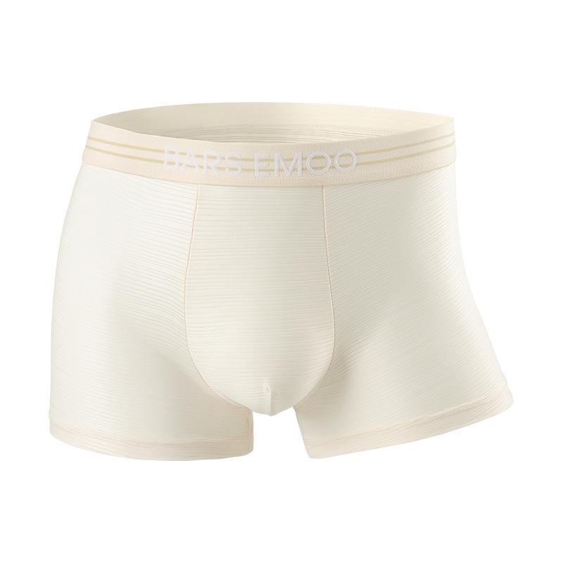 

Men s Seamless Ice Silk Boxer Briefs – Nude Skin Feel & Antibacterial Crotch XXL