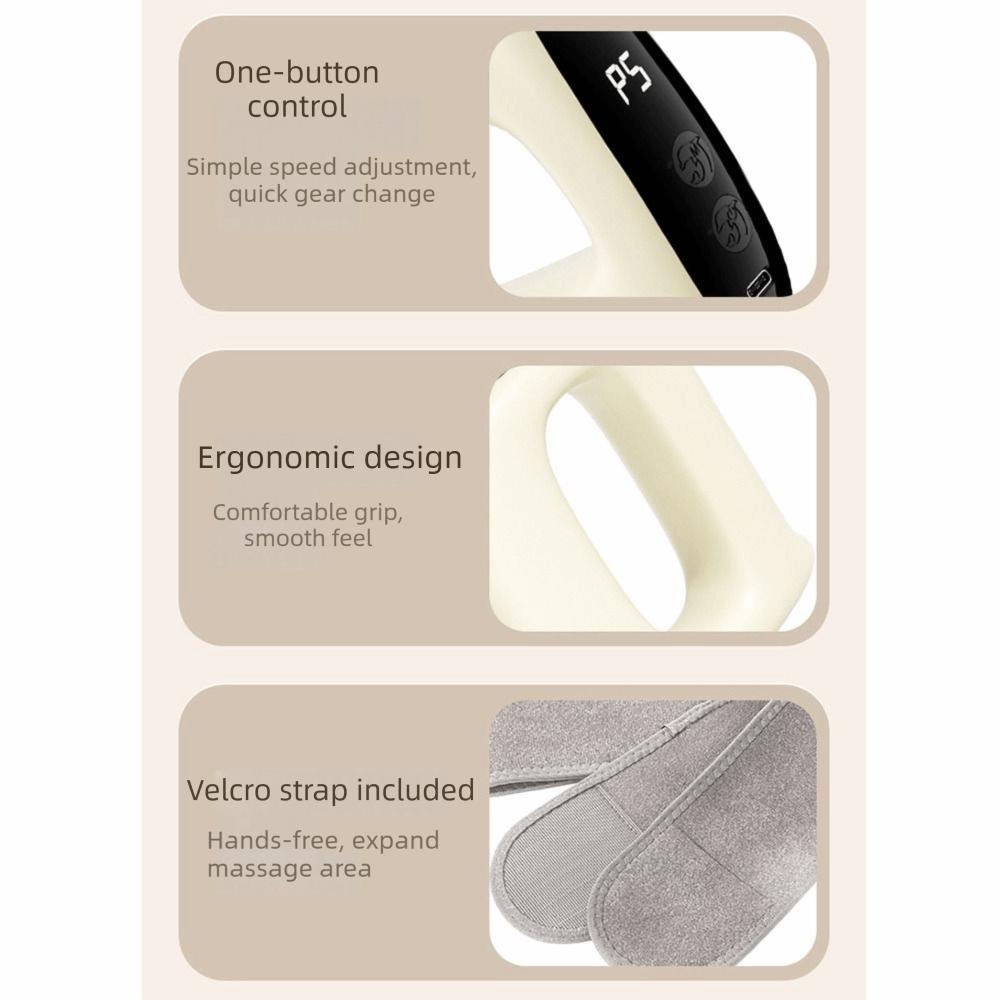 Deep Tissue Vibration Fascia Ring Adjustable Speed Handheld Body Massager  Home Use