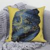 Juste de coussin de canapé bleu, taie d'oreiller, décoration de chambre à coucher, océan, mer, animal