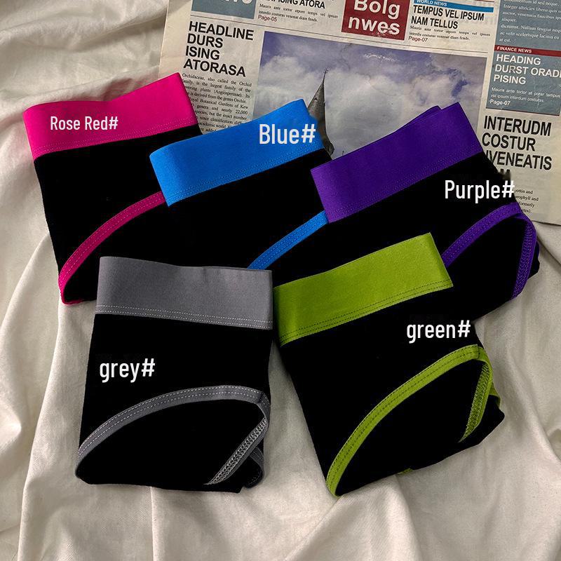 Trekantundertøy i ren bomull med midtmidje for kvinner - Sporty, enkelt, stilig