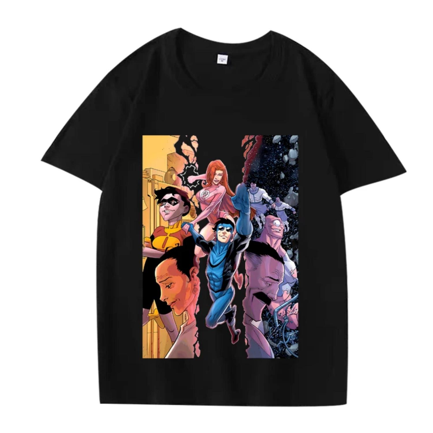 непобедимый знак семья Основная графическая футболка мужская женская Оверсайз 100% Хлопок стритвир короткий рукав Летний принт Унисекс футболка S