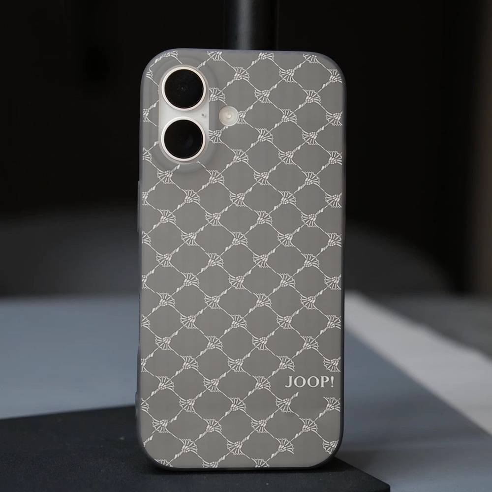 J-Joops Logo Phone Case For IPhone 17 16 15 14 13 12 11 Corrugated Frosted Soft Cover Anti-Slip